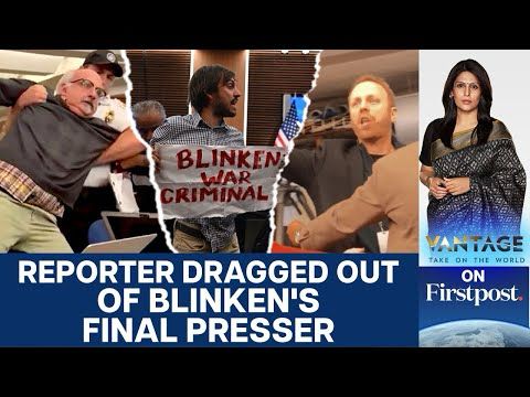 Chaos in Blinken's Presser: Journalists Thrown Out for Heckling | Vantage With Palki Sharma | N18G