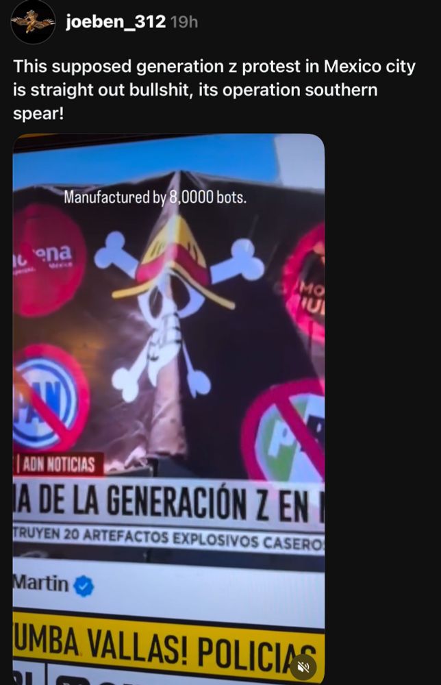 joeben_312 19h
This supposed generation z protest in Mexico city is straight out bullshit, its operation southern spear!