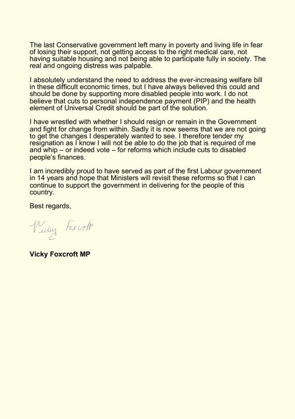 Screenshot of Vicky's letter to the Prime Minister (page 2)