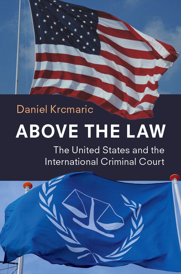 IMAGE: Book cover of ABOVE THE LAW, showing a U.S. Flag waving about the ICC flag. 

BOOK ABSTRACT:

The United States has traditionally been a great promoter of international justice – forging the Nuremberg and Tokyo tribunals after World War II and leading the way in creating tribunals to address genocides in Yugoslavia and Rwanda after the Cold War. Yet the US views the International Criminal Court – the culmination of the tribunal-building process – as a dire threat. The US voted against its establishment, passed legislation threatening to invade The Hague, and tried to destroy the ICC with economic sanctions. Delving into the uneasy relationship between the world's superpower and one of its most prominent international institutions, Above the Law explains how the desire to shield American soldiers from unwanted ICC scrutiny is the ultimate source of tension. Offering a sophisticated analysis of the ICC's track record that shows how American fears are overblown, Daniel Krcmaric argues that a more cooperative US policy toward the ICC would benefit both sides.