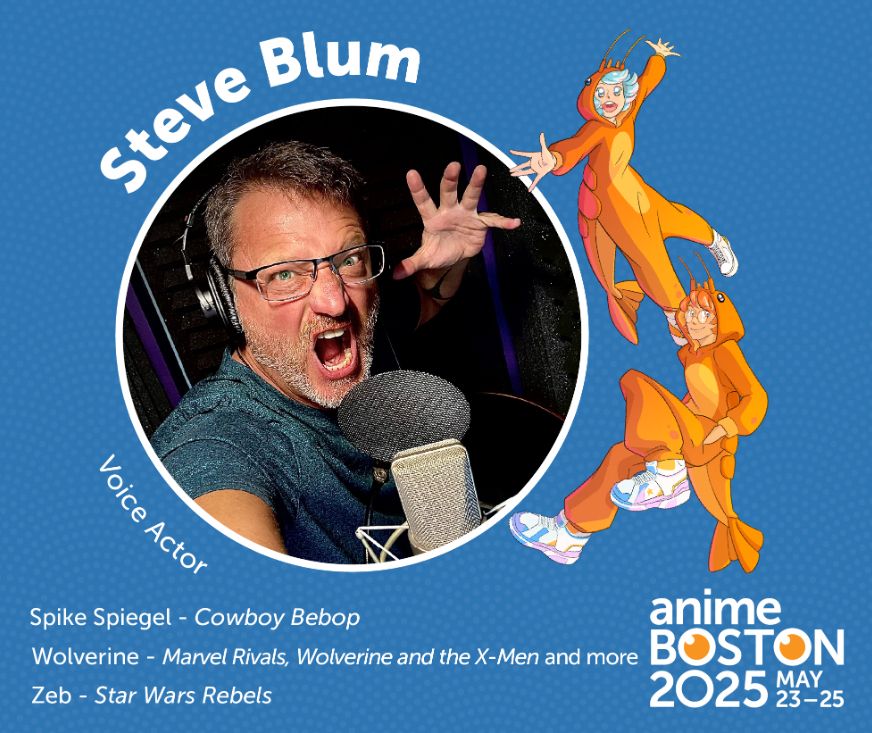Anime Boston 2025 Guest of Honor: Steve Blum