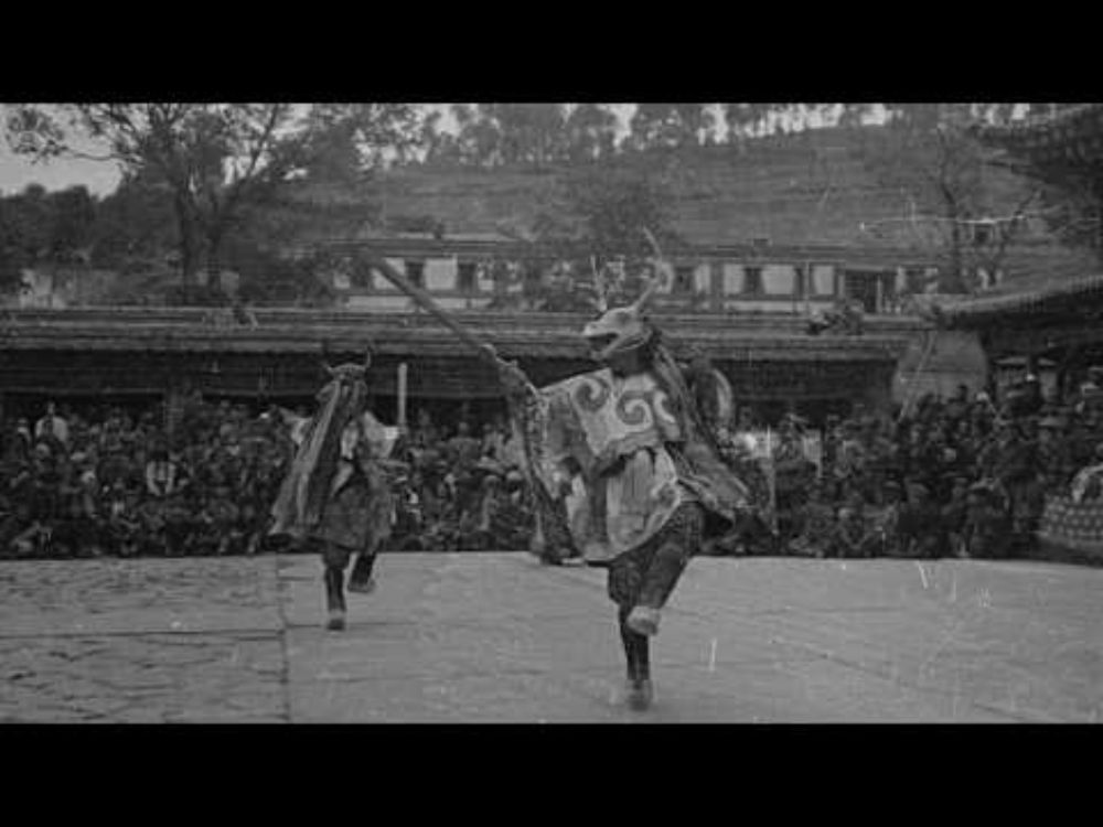 【1980年代的圖像】柒·1985年的安多-1/塔爾寺跳羌姆 | 王力雄 拍攝
