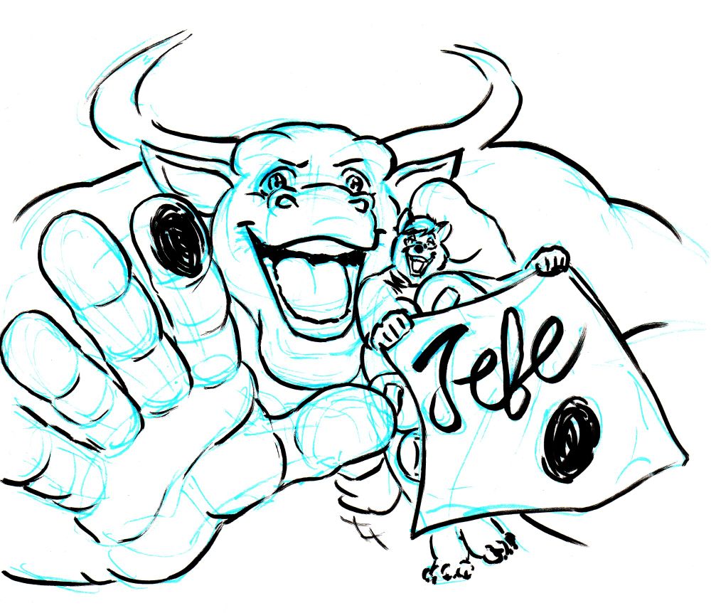 EL JEFE signing an autograph for Rito.