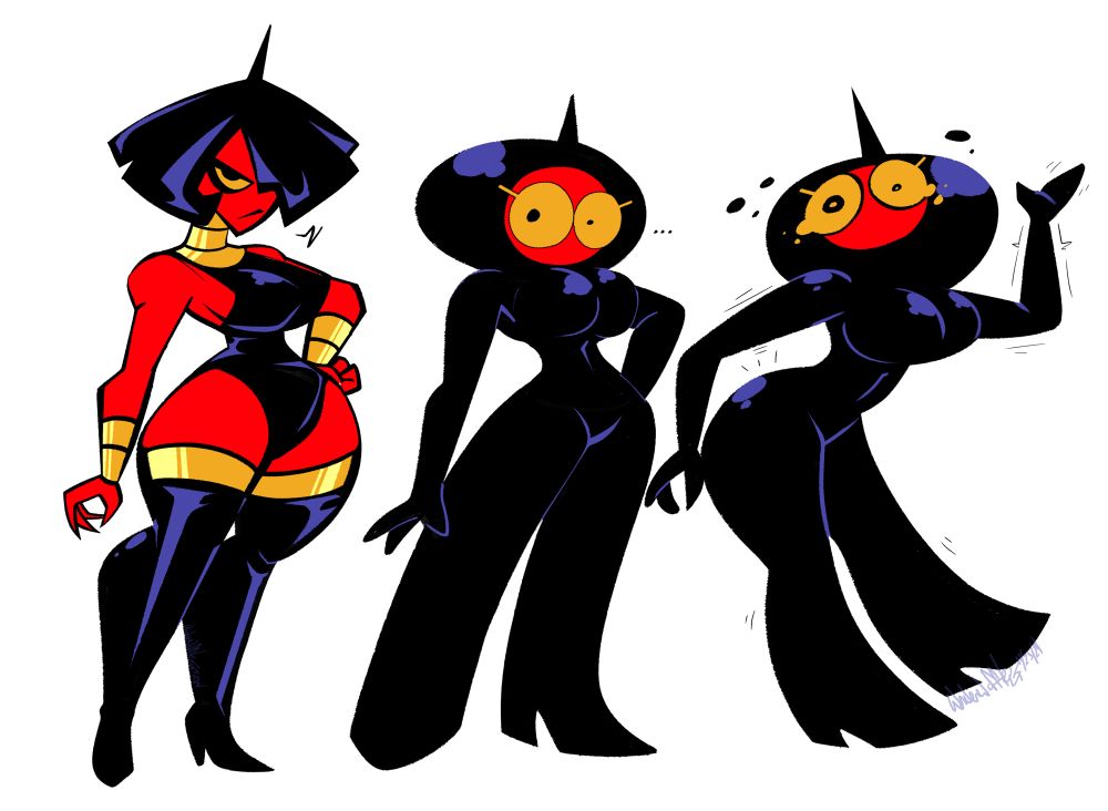 Queen Braxie on the far left side.
The other two are of many minions….