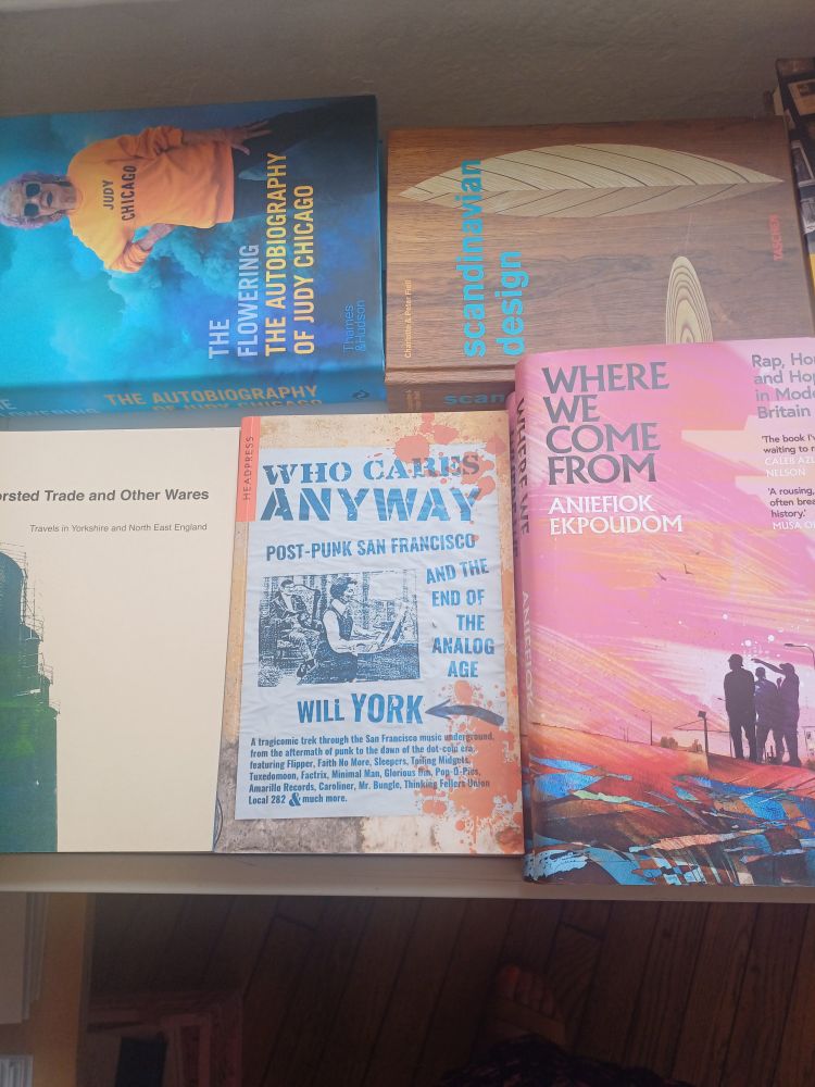 Photo of Who Cares Anyway by Will York in a book display.