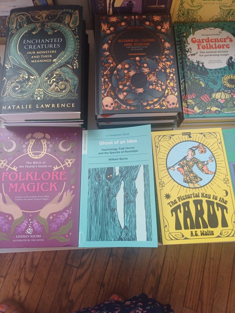Photo of William Burns' book, Ghost of an Idea, in a book table display.