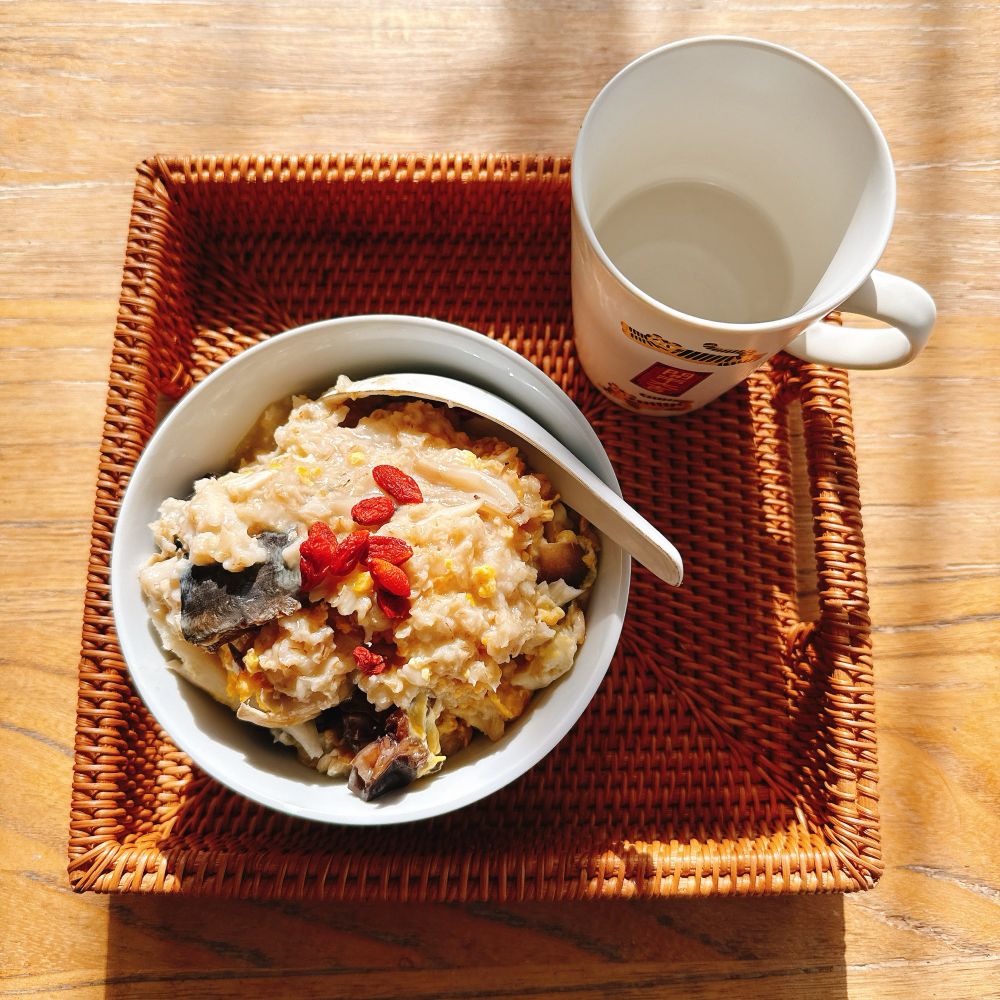 オートミール粥
水