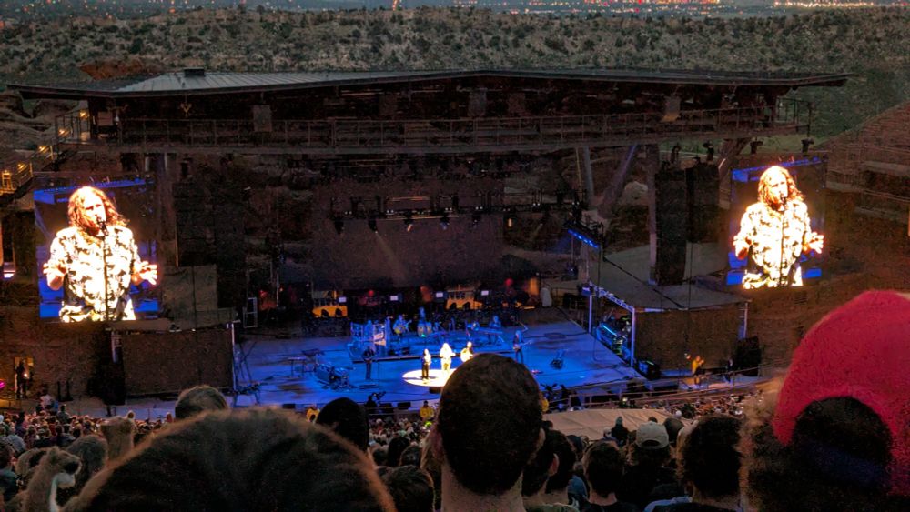 Red Rocks at night with Weird Al