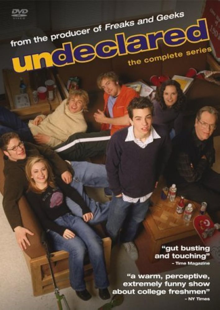 A DVD cover for the TV show Undeclared