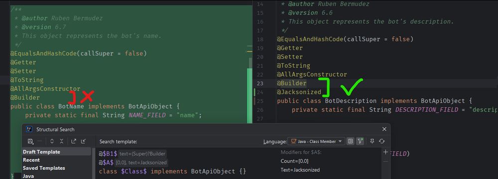 @$B1$ // text=(Super)?Builder
@$A$ // [0,0] text=Jacksonized
class $Class$ implements BotApiObject {}