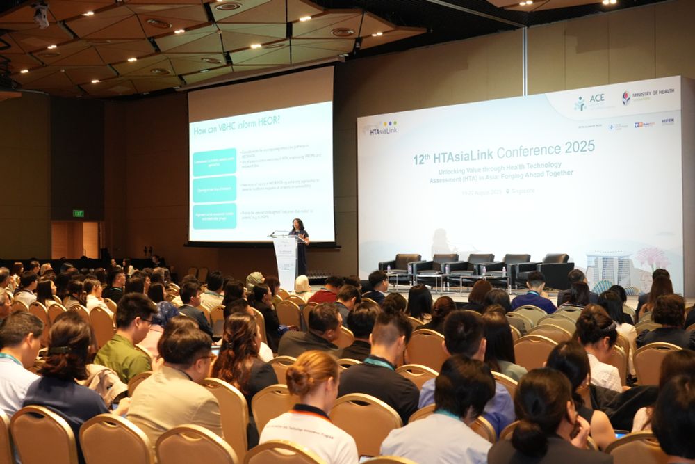 At #HTAsiaLink2025, Dr. Yot Teerawattananon (HITAP) spoke in Plenary 3: Translating HTA into Impactful Results – Value-Based Healthcare (VBHC), moderated by Dr. Li-Ying Huang (Center for Drug Evaluation). Speakers shared insights on implementing VBHC: Dr. Joanne Yoong (ISPOR) highlighted VBHC through a Health Economics and Outcomes Research (HEOR) perspective. Dr. Wija Oortwijn (Radboud University Medical Center) discussed value frameworks for resource allocation and hospital-based HTA. Dr. Yot Teerawattananon (HITAP) shared Thailand’s case studies showcasing HTA in action, including impacts and challenges. Ms. Liang Lin (ACE) presented Singapore’s HTA journey and real-world applications. 
The session highlighted how HTA informs decisions that improve health outcomes, emphasizing patient-centered approaches, sustainable solutions, and translating evidence into actionable policy. 