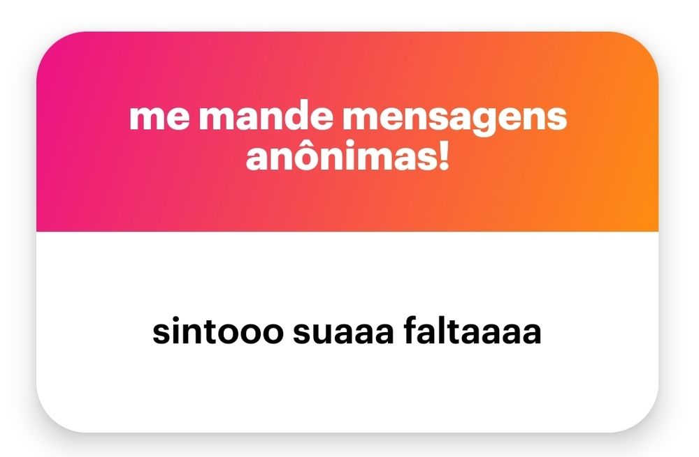 sintooooo suaaaa faltaaaaaa