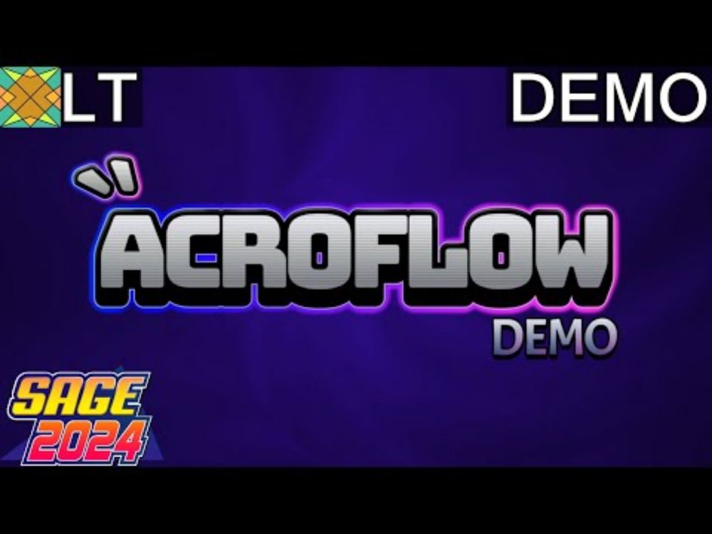 Let's Try ACROFLOW (SAGE 2024 Demo)