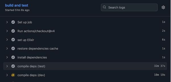 Rust compilation taking half an hour in CI pipeline. Twice.