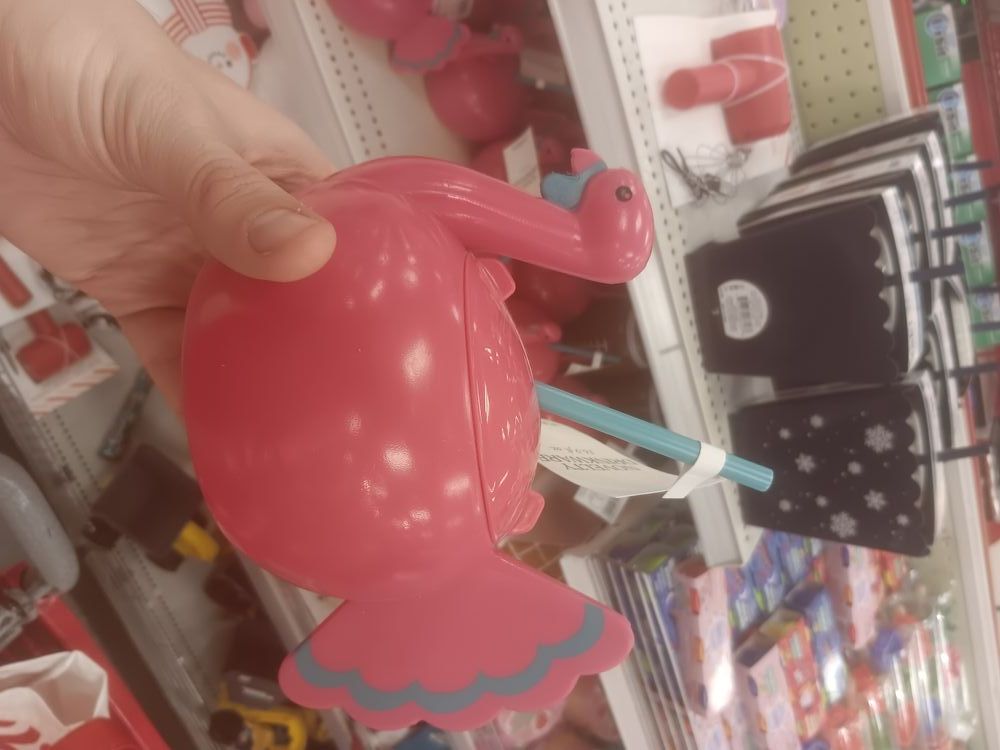 pink turkey shaped cup