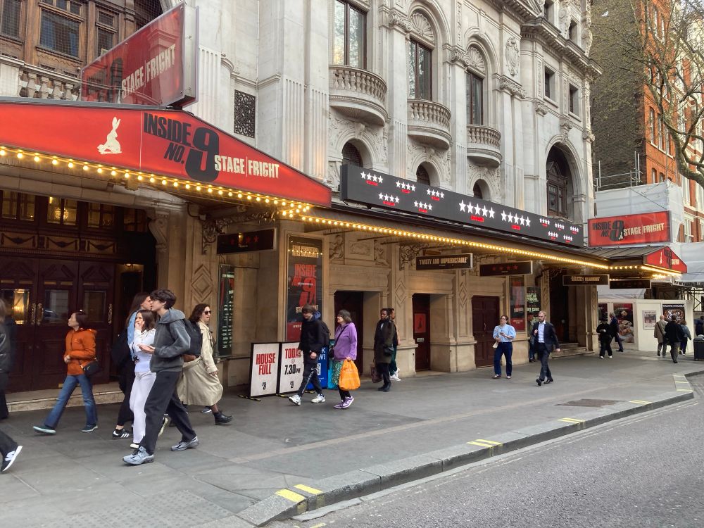 Exterior of the Wyndham’s Theatre 