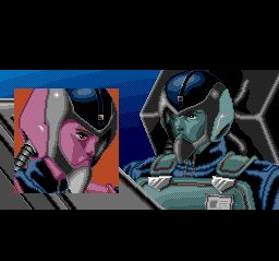 Cut-scene between levels