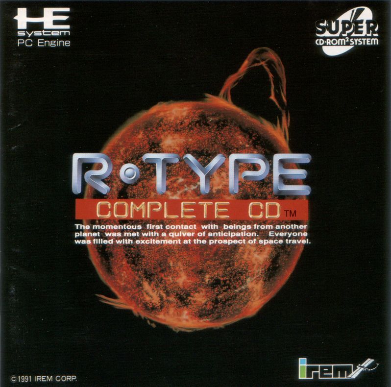 Portada del juego R-Type para TurboGrafx CD