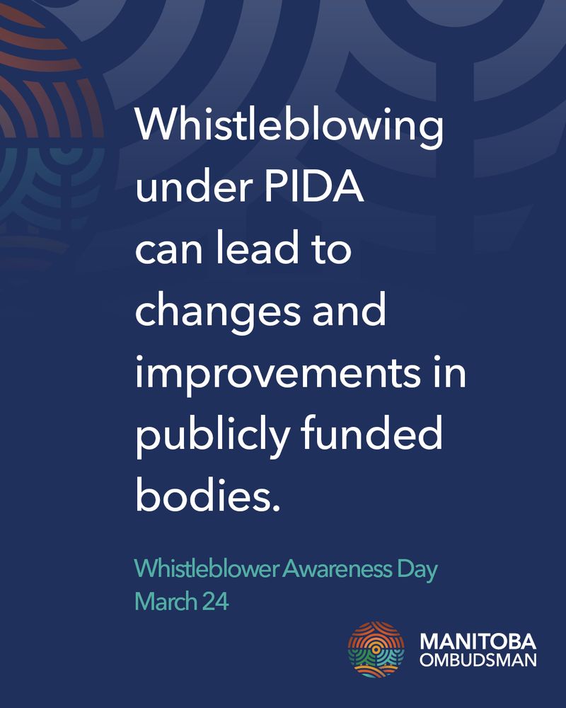 Dark blue graphic that says Whistleblowing under PIDA can lead to changes and improvements in publicly funded bodies.