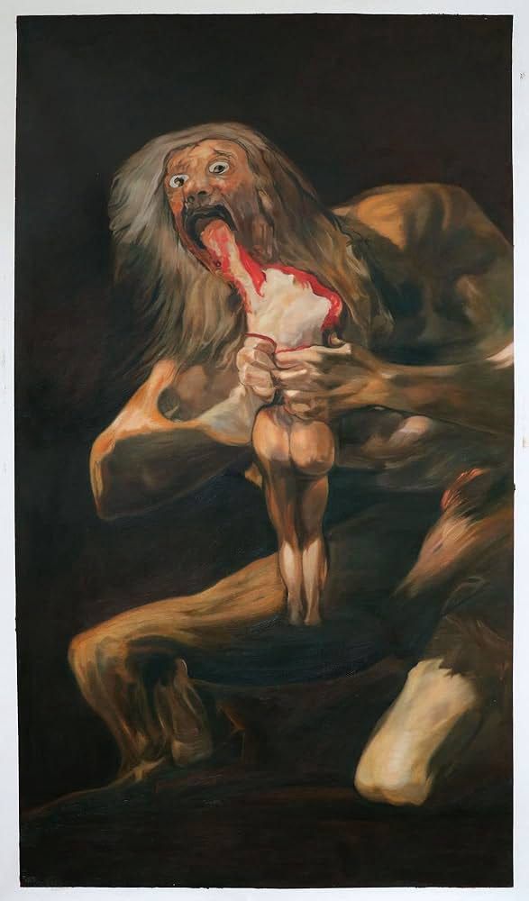 Saturn devouring his children