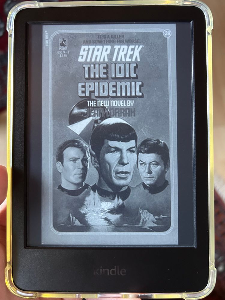 Ebook cover of “Star Trek: The Original Series #38 - The IDIC Epidemic” by Jean Lorrah