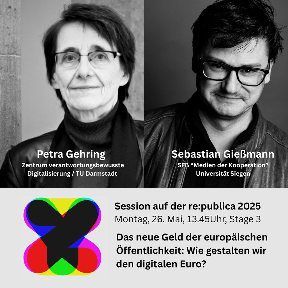 Ankündigung der ZEVEDI-Session auf der diesjährigen re:publica