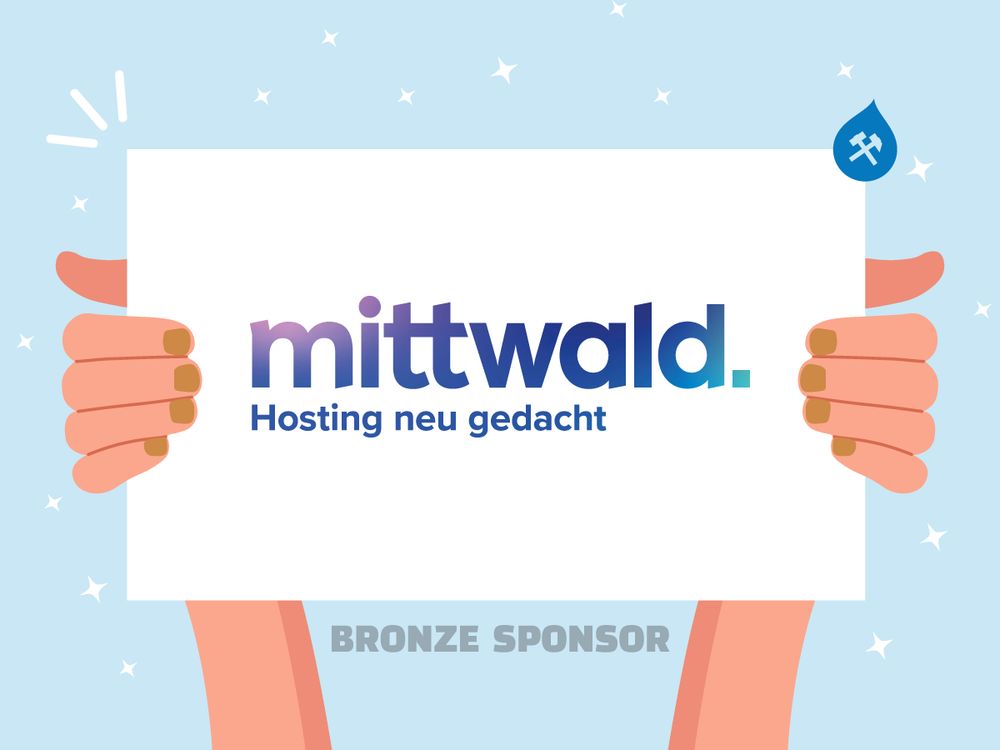 Bronze Sponsor: mittwald – Hosting neu gedacht