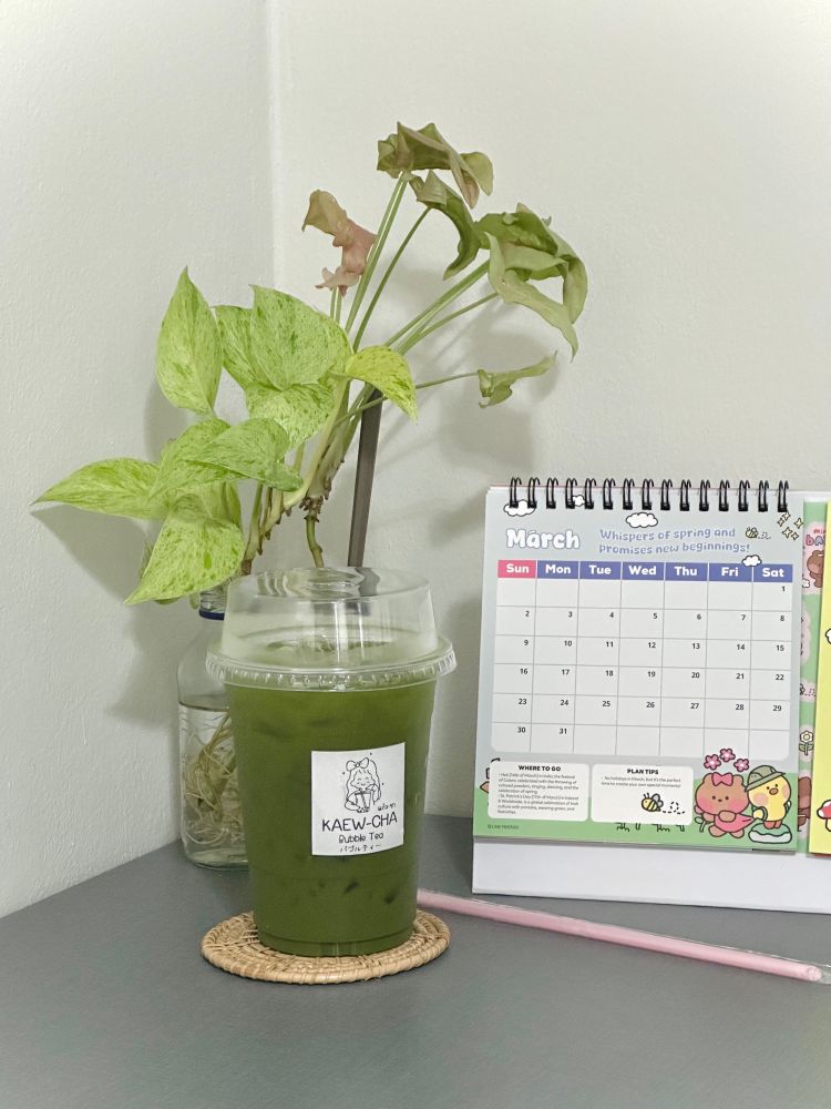 KAEW-CHA Bubble Tea
Pure Matcha