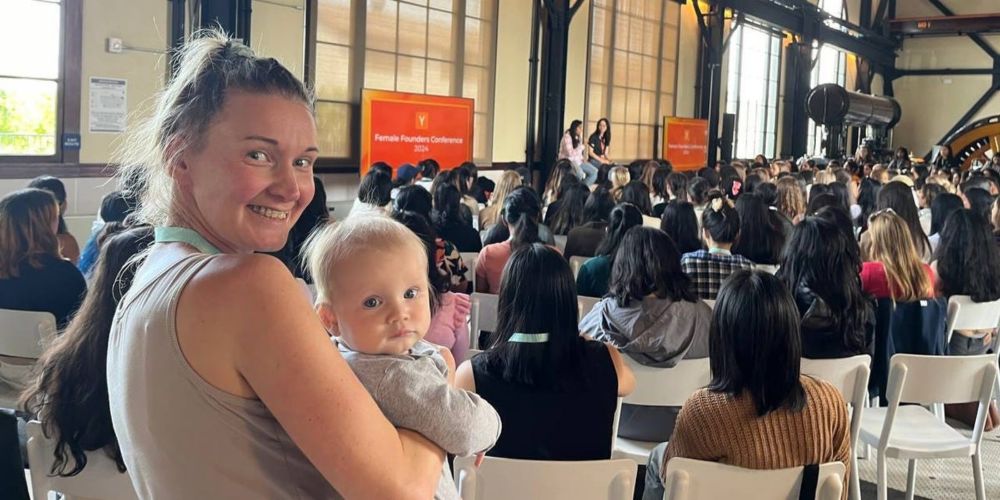 I was asked to leave an event for female founders because I had my baby with me. I don't think babies and business should remain separate.