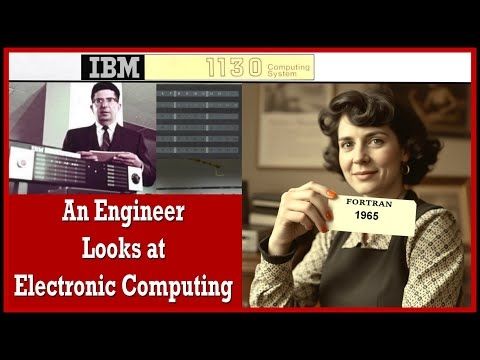 Computer History IBM 1130 System Engineering 1965 FORTRAN Programming Vintage Film, Data Apps Found