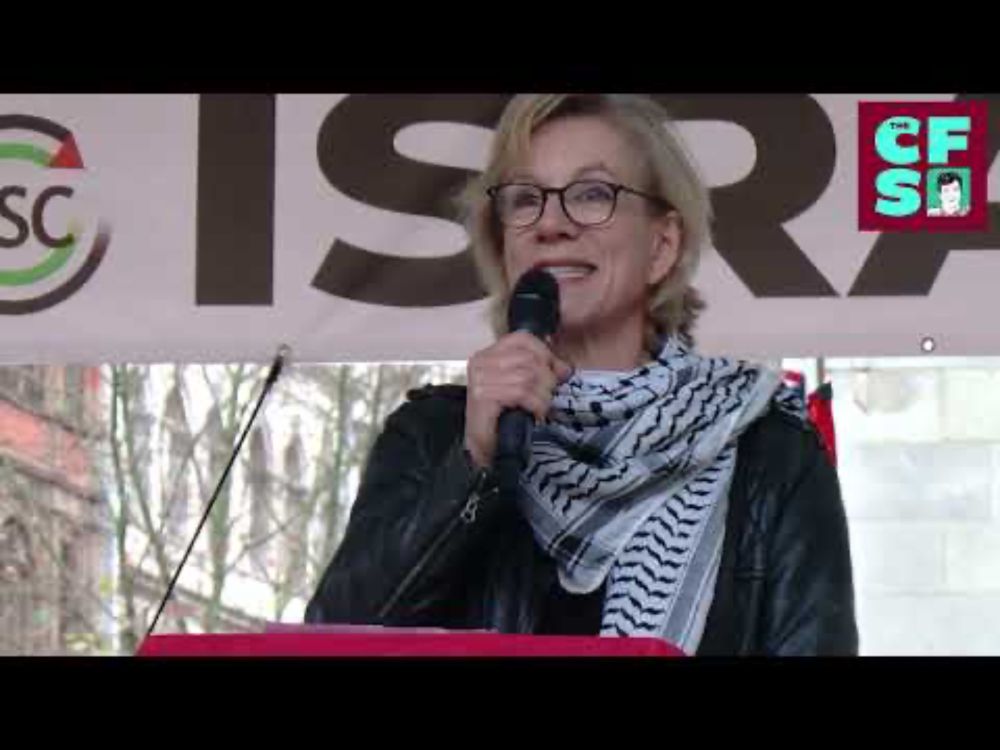 Fearless actor pleads for her profession to speak out on Gaza