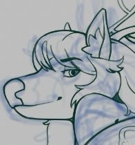 A cropped image of Jade Velfire looking back at the viewer.