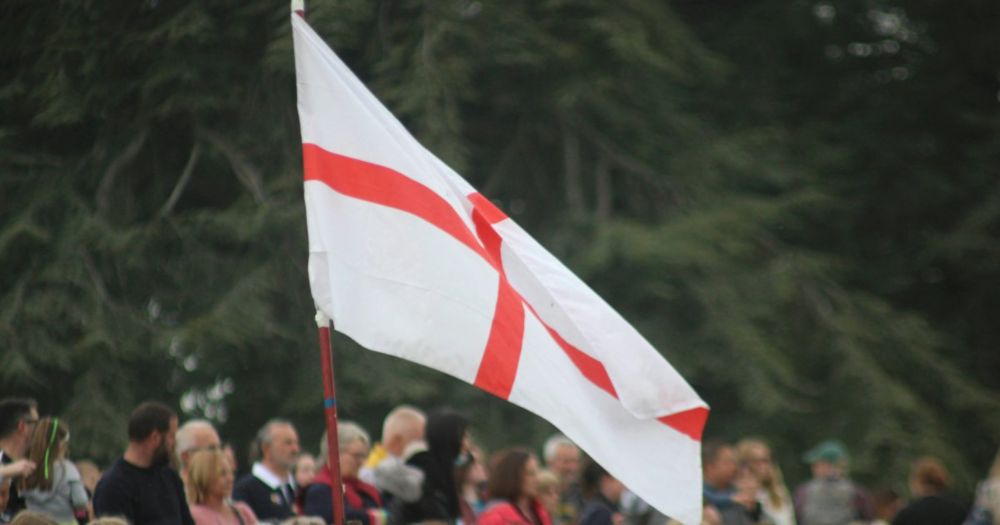 A screenshot of the fake article has been shared widely amid a movement to raise St George’s and Union Jack flags in public spaces across the UK.