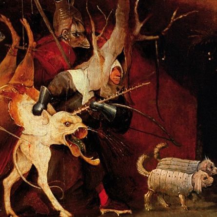 The same group as they were depicted in Hieronymus Bosch's painting The Temptation of St Anthony
