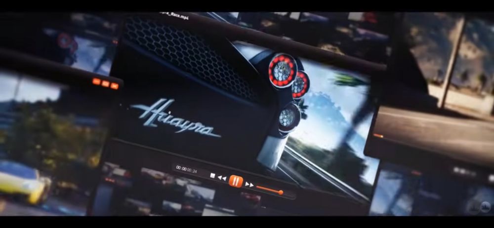 Media player window, Racer