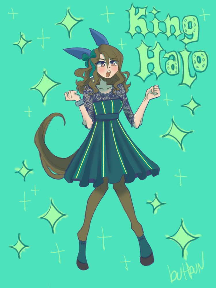Umamusume horse girl King Halo 