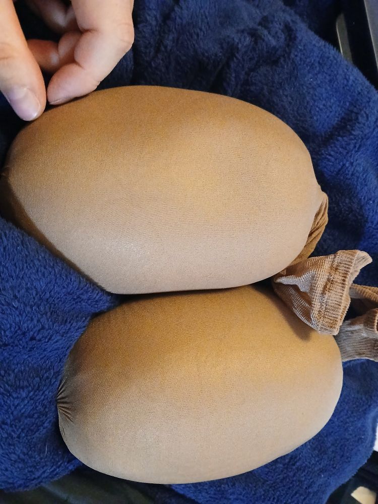Wrapped in multiple stockings for strength