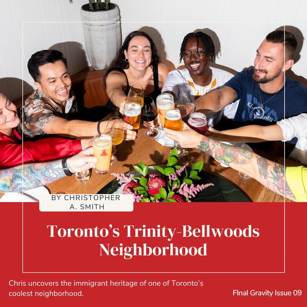 Graphic for Christopher A. Smith's article about Toronto's Trinity-Bellwoods neighborhood.