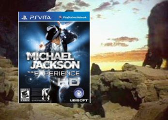 The scene from 2001: A Space Odyssey in which the primates witness the monolith, but in this case it's Michael Jackson the Experience HD on the Playstation Vita.