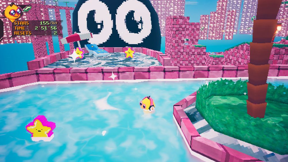 Stage T: Sparkle Park from Lunistice, which has the level design of this game blended with the environments from Toree 2.