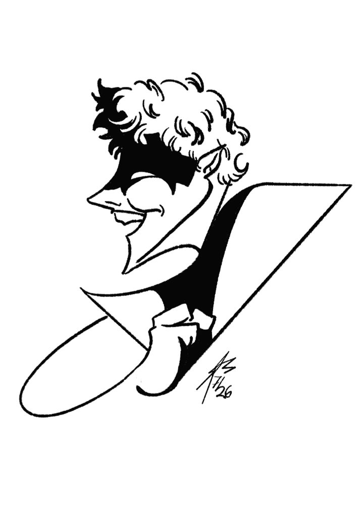 Nightcrawler of the X-men in profile