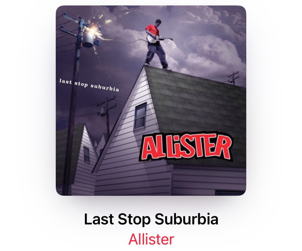 Allister Last Stop Suburbia 