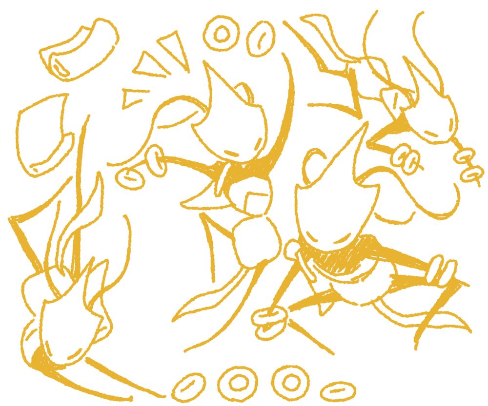 digital doodles of shakra