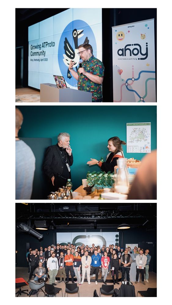 documentary shots of the ahoy conference 2025 in Hamburg