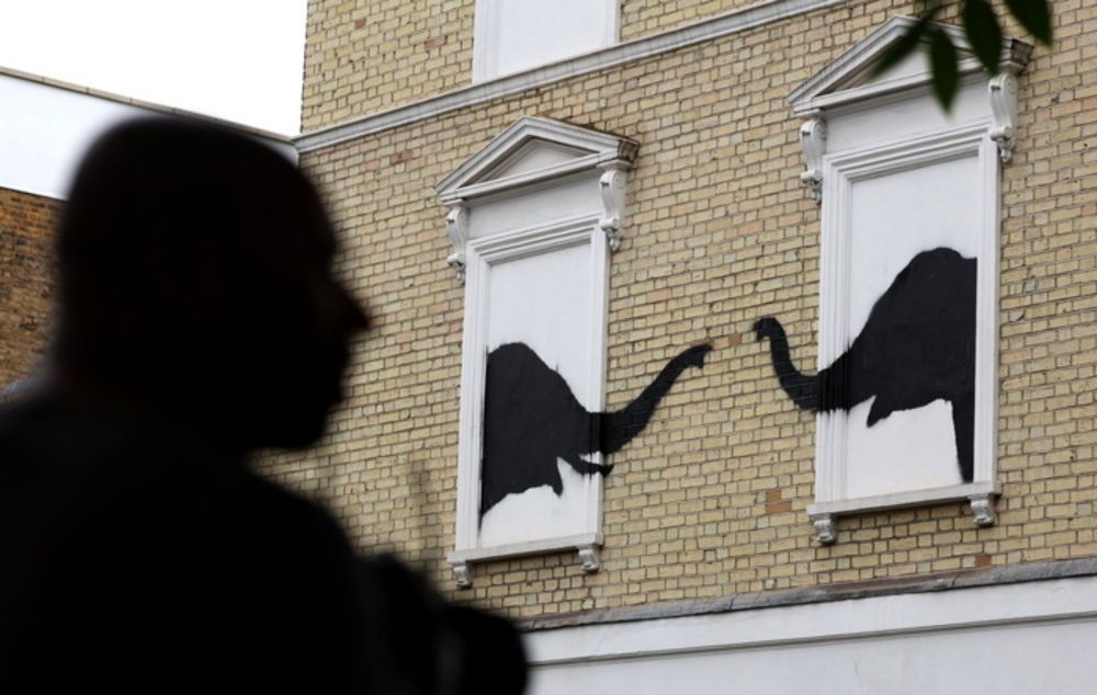 Due elefanti a Chelsea, secondo capitolo di Banksy - Arte - Ansa.it