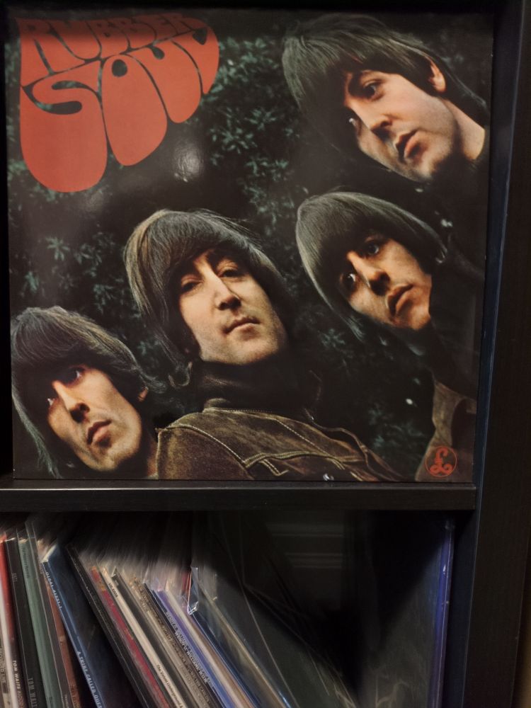 The Beatles Rubber Soul vinyl record