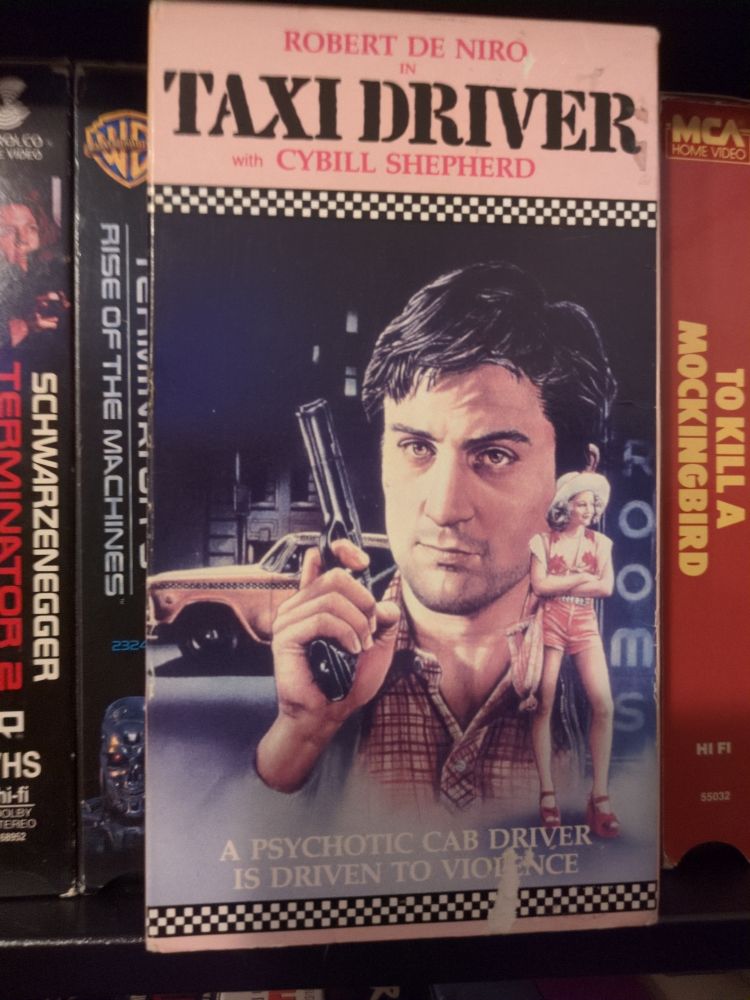 Taxi Driver on VHS Cassette Tape