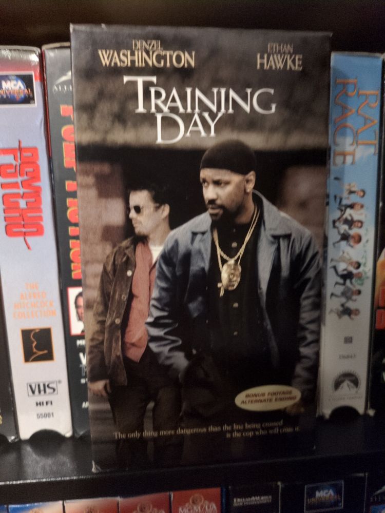 Training Day VHS Cassette Tape
