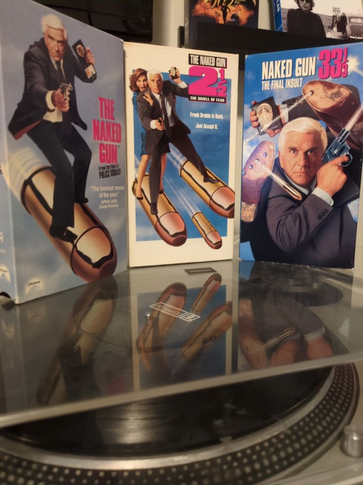 The Naked Gun Trilogy VHS Cassette Tape