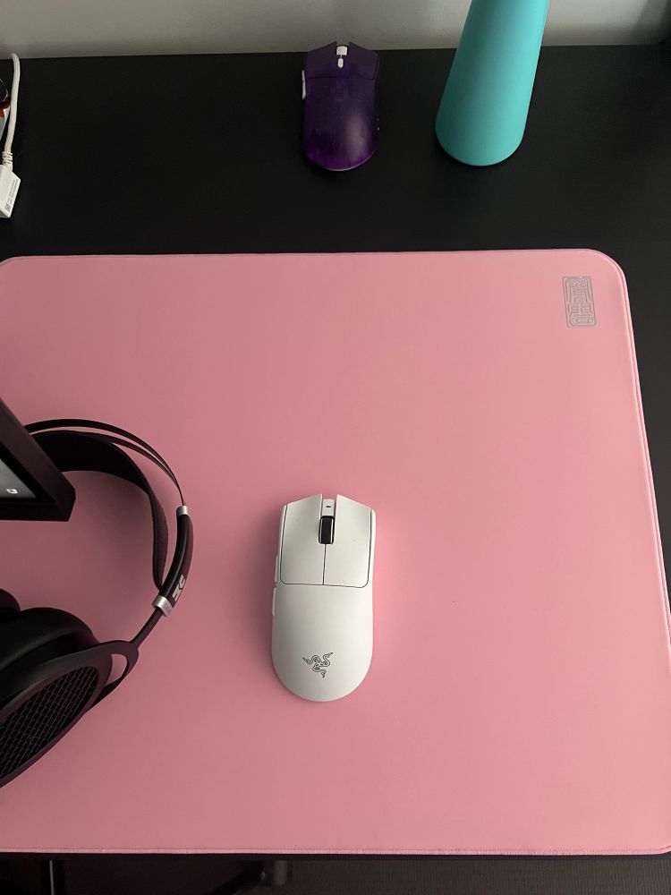 Pink mousepad
